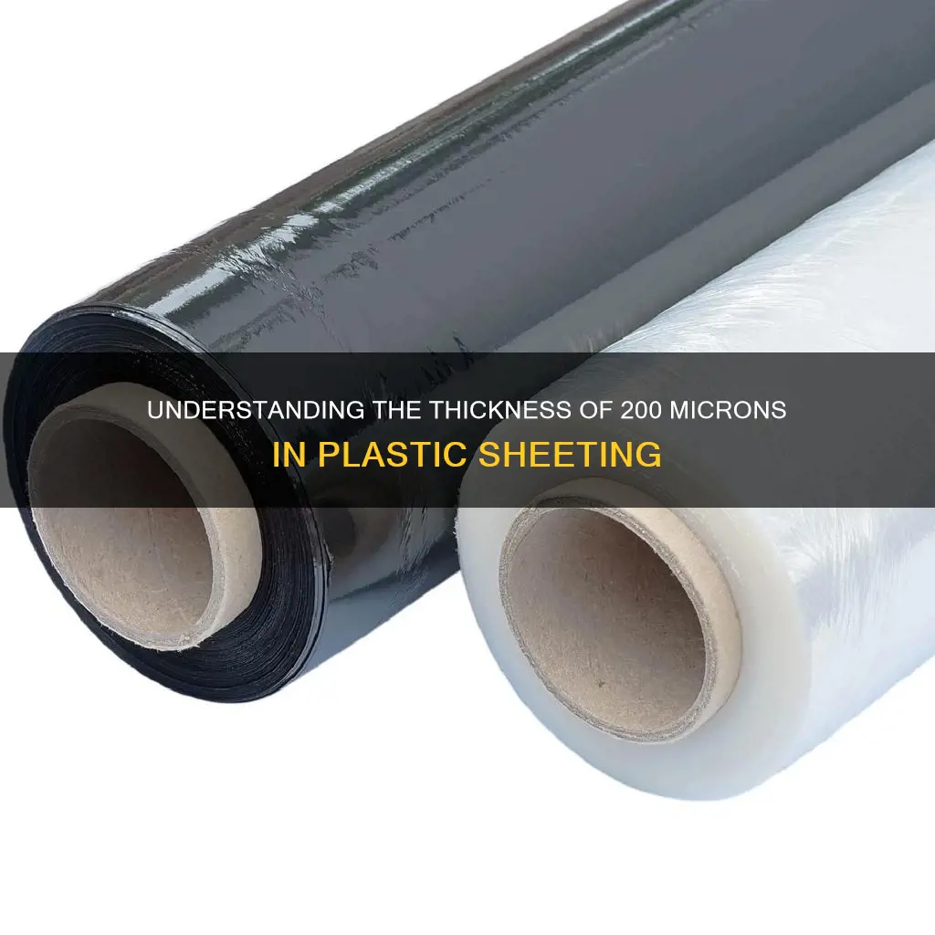 how thick is 200 um plastic