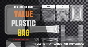 Great Value Plastic Bag Thickness: A Detailed Measurement Guide