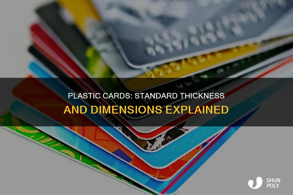 how thick is a plastic card