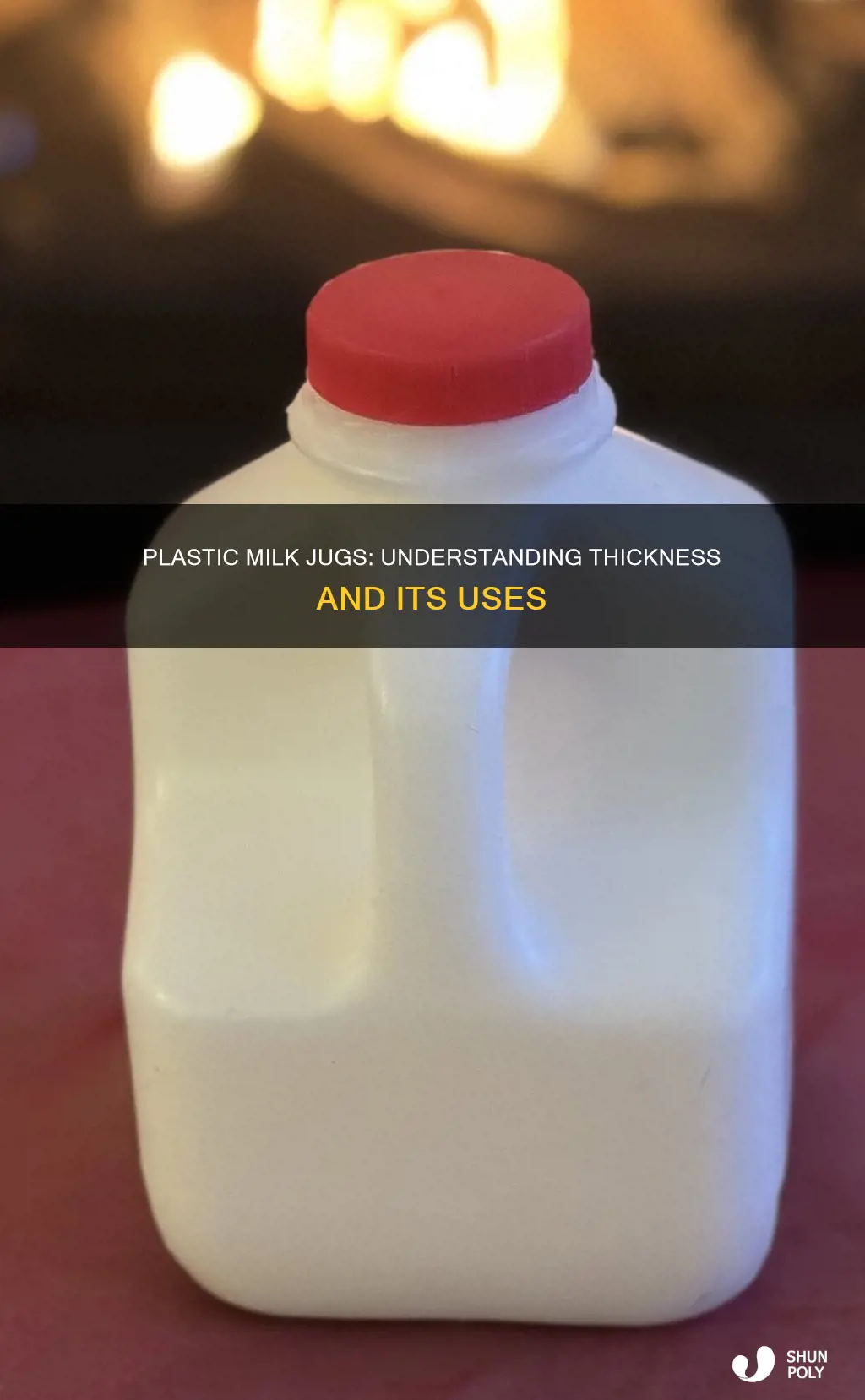 how thick is a plastic milk jug