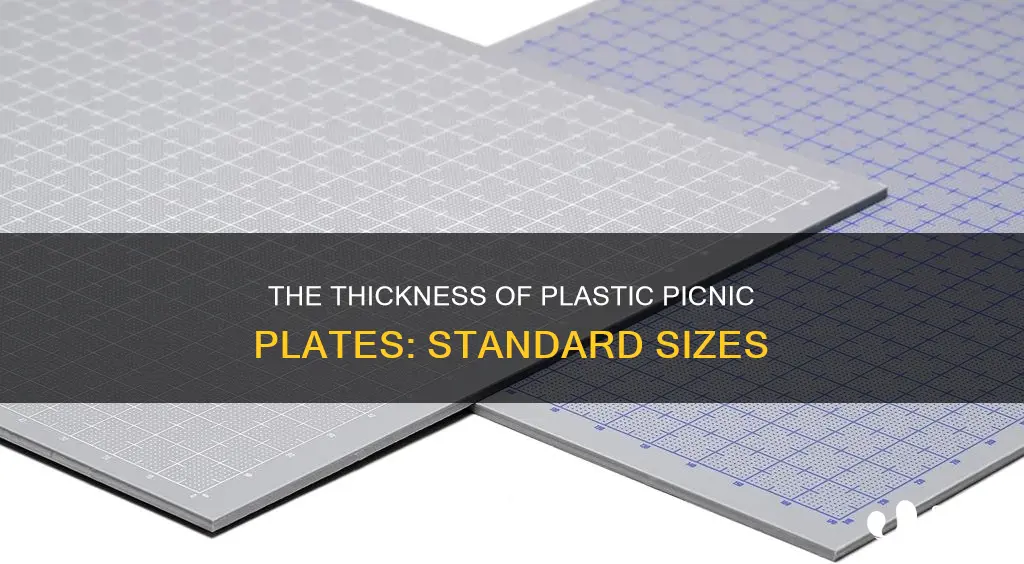 how thick is a plastic picknick plate