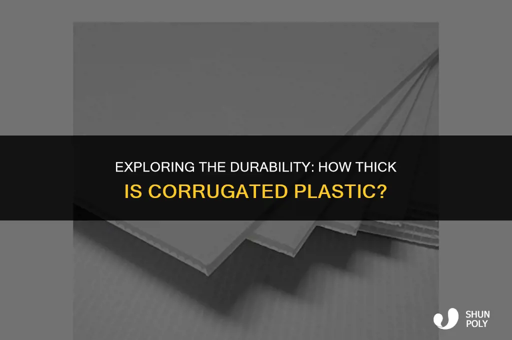 how thick is corrugated plastic