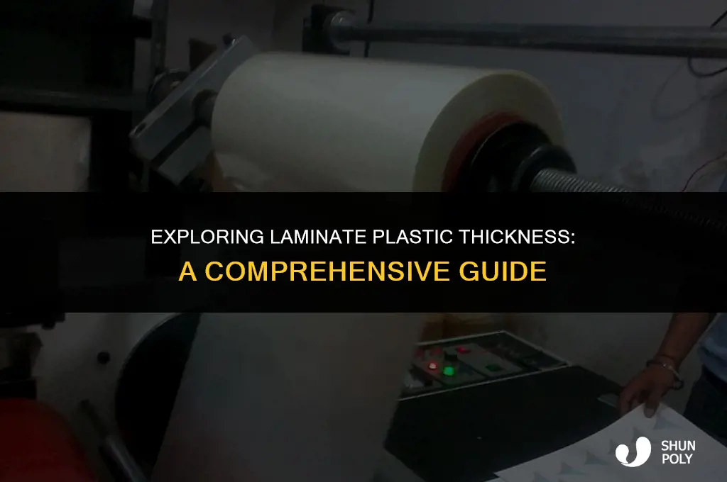 how thick is laminate plastic