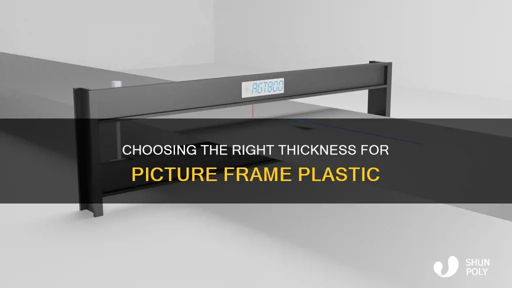 how thick is picture frame plastic
