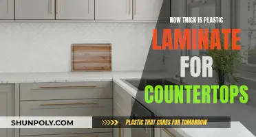 Plastic Laminate Countertops: Understanding Thickness and Options