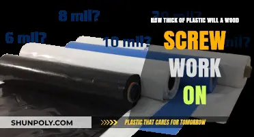 Screwing into Plastic: A Guide to Choosing the Right Thickness
