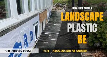 Landscape Plastic Thickness: Choosing the Right Option