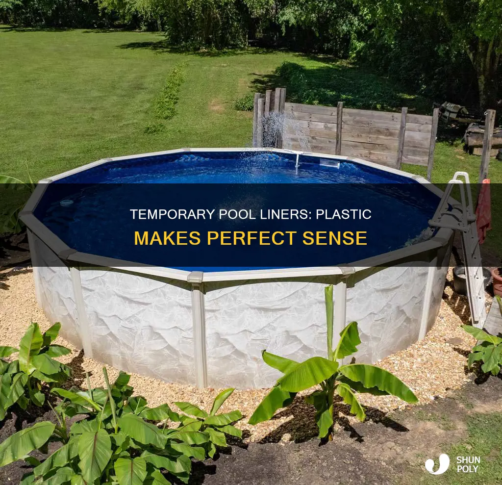 how think of plastic for temporary pool