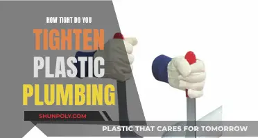 The Perfect Tightness for Plastic Plumbing Fittings