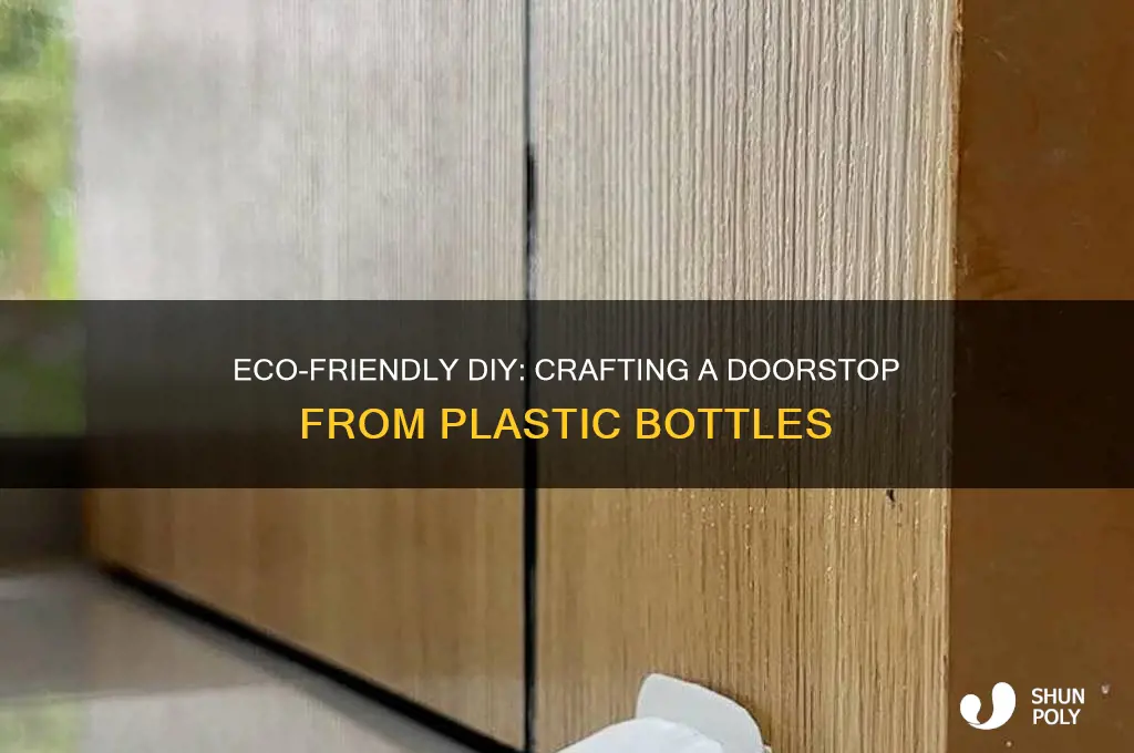 how tk make doorstp from plastic bottles
