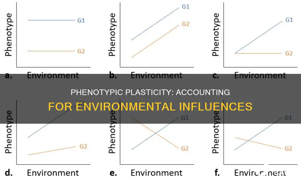how to account for phenotypic plasticity