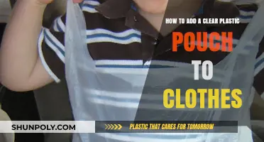 DIY Clear Plastic Pouch: Seamlessly Attach to Your Clothes with Ease