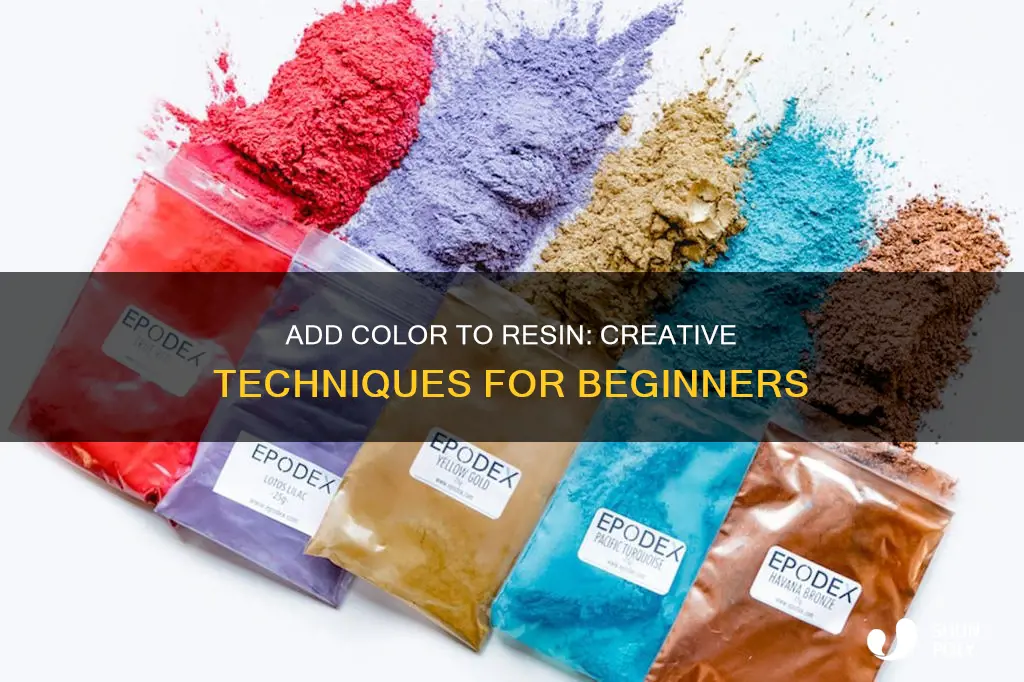 how to add color to plastic resin