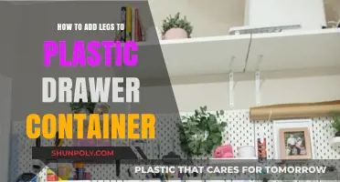 Legs for Plastic Drawers: A Simple Upgrade