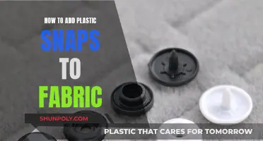 Attaching Plastic Snaps to Fabric: A Step-by-Step Guide