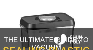 how to add vacuum seal plastic containers