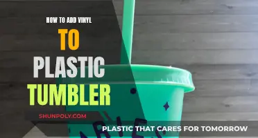 Customizing Plastic Tumblers with Vinyl: A Step-by-Step Guide