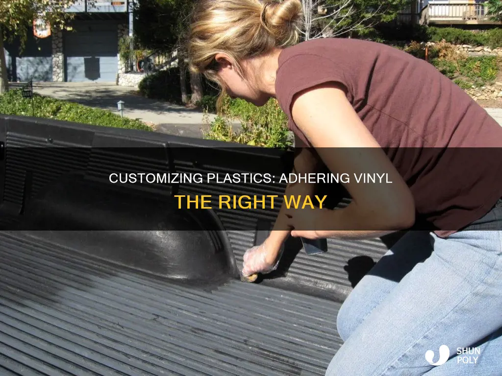 how to add vinyl to plastic
