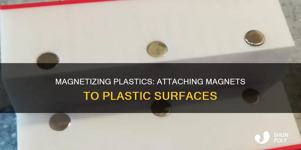 how to adhere magnets to plastic