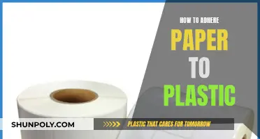 Adhering Paper to Plastic: Best Techniques to Use