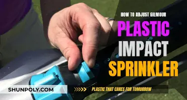 Adjusting Gilmour Plastic Impact Sprinklers: A Step-by-Step Guide