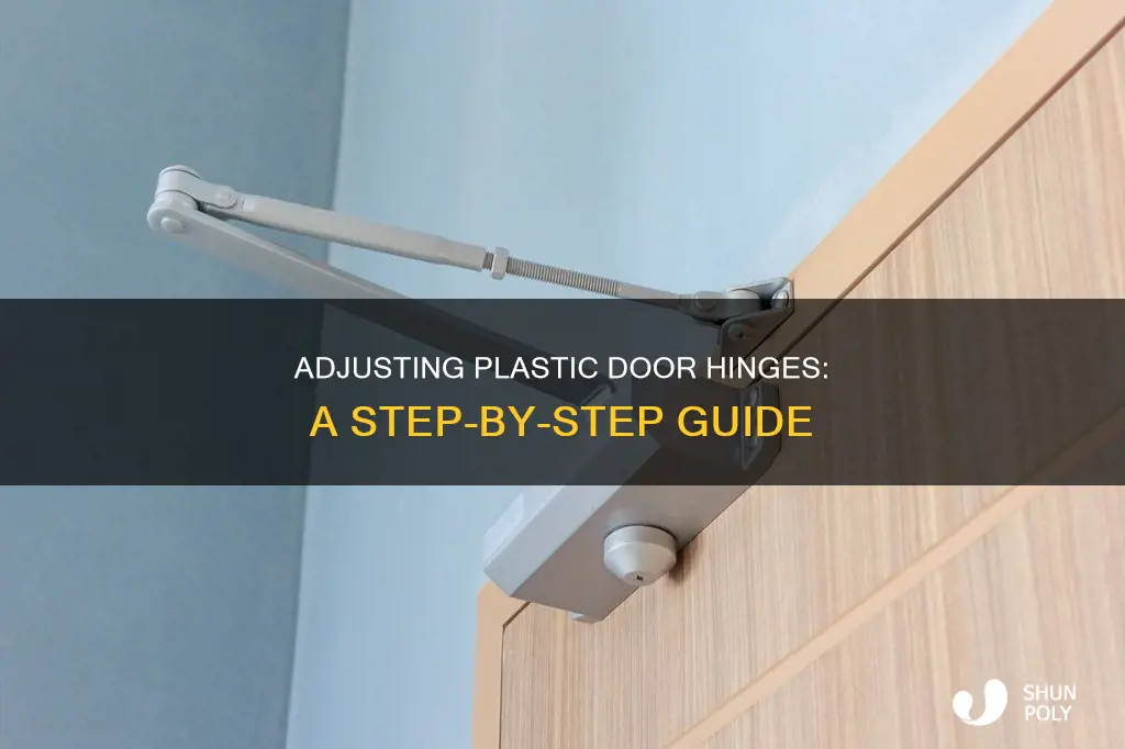 how to adjust plastic door hinges