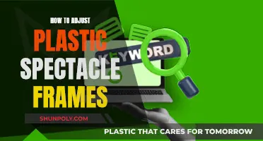 Adjusting Plastic Spectacle Frames: A Simple Guide