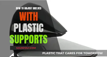 Adjusting Shelves: Plastic Supports Simplified