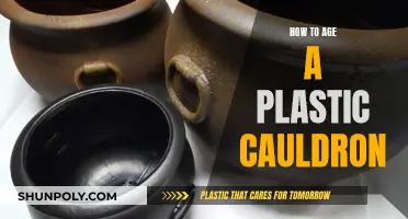 Creating an Aged Look for Your Plastic Cauldron