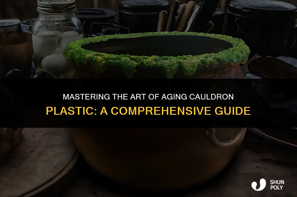 how to age cauldron plastic