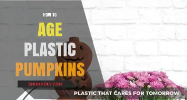 Timeless Tricks: Mastering the Art of Aging Plastic Pumpkins