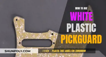 Aging White Plastic Pickguards: DIY Vintage Look