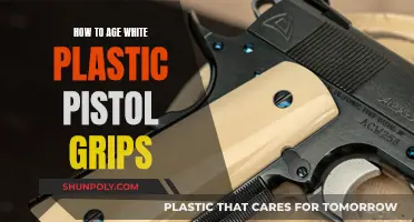 Aging White Plastic Pistol Grips: Techniques for an Antique Look