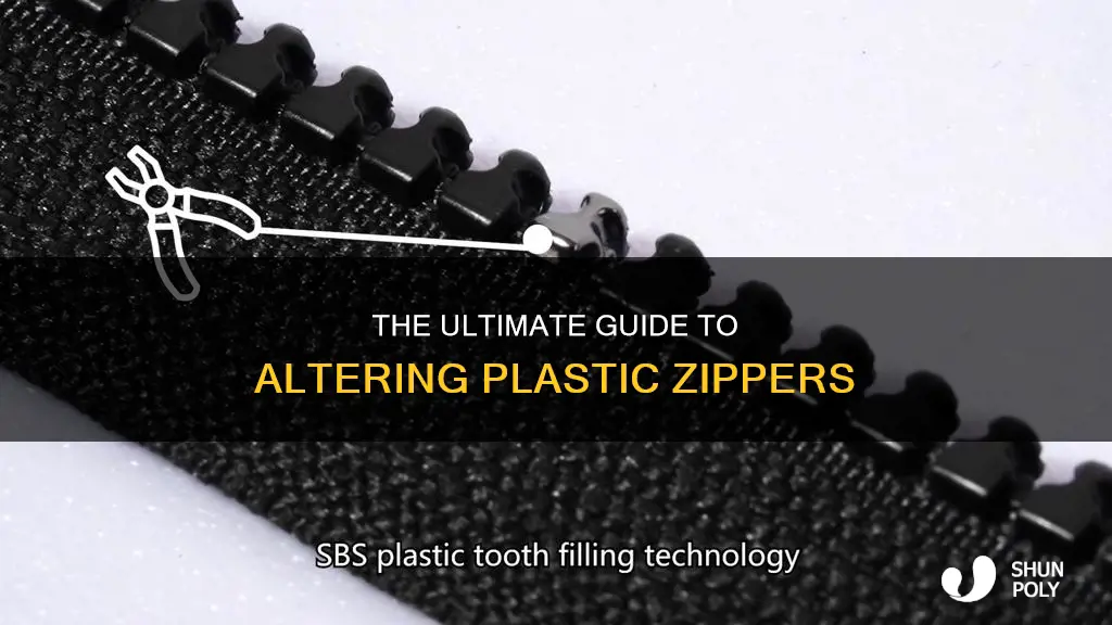 how to altar a plastic zipper