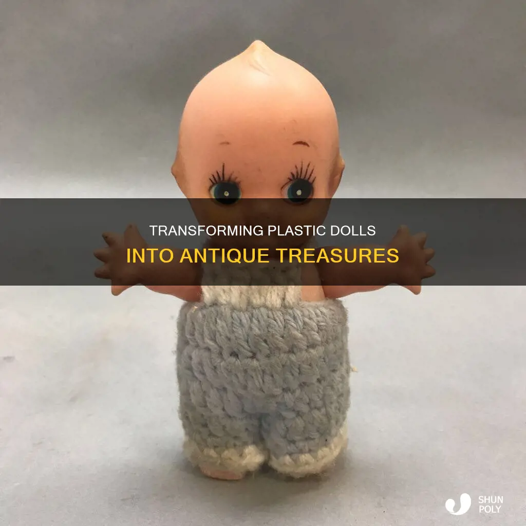 how to antique a plastic doll