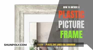 Transforming Plastic Frames: Achieving an Antique Look