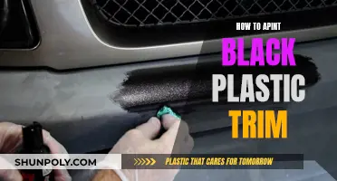 Reviving Black Plastic Trim: Paint Application Techniques