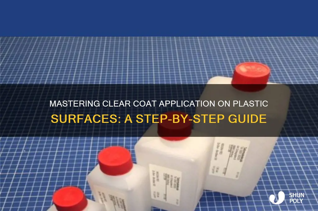 how to apply clear coat on plastic