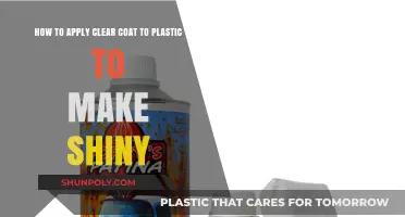 Achieve a Glossy Finish: Clear Coat Application on Plastic Surfaces