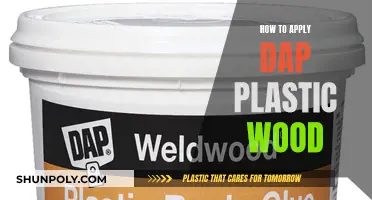 Applying DAP Plastic Wood: A Comprehensive Guide