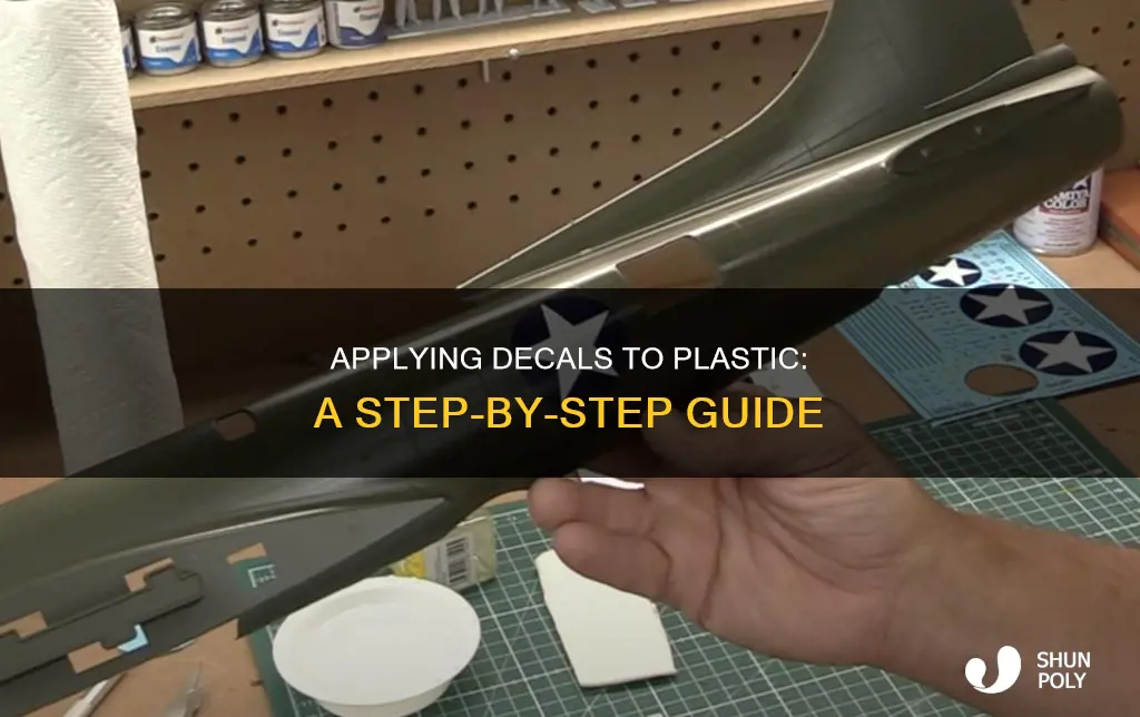how to apply decal to plastic