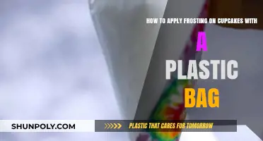 Easy Cupcake Frosting Hack: Using a Plastic Bag for Perfect Swirls