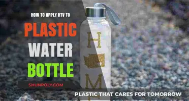 Easy Guide: Applying HTV to Plastic Water Bottles for Custom Designs