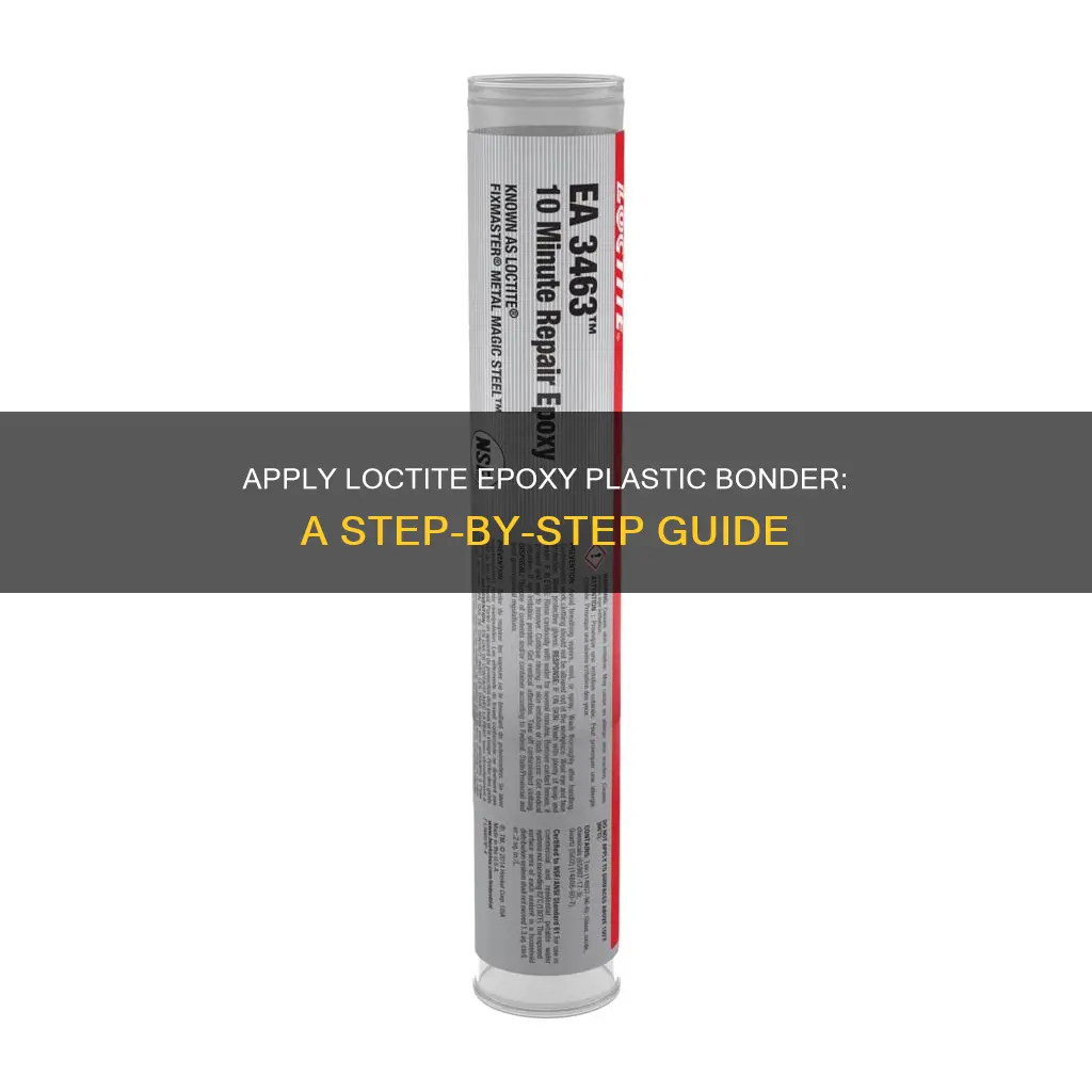 how to apply loctite epoxy plastic bonder