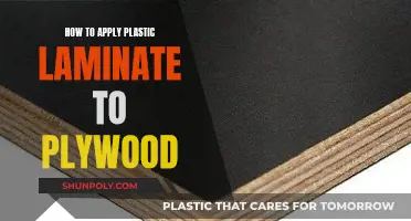 Applying Plastic Laminate to Plywood: A Step-by-Step Guide