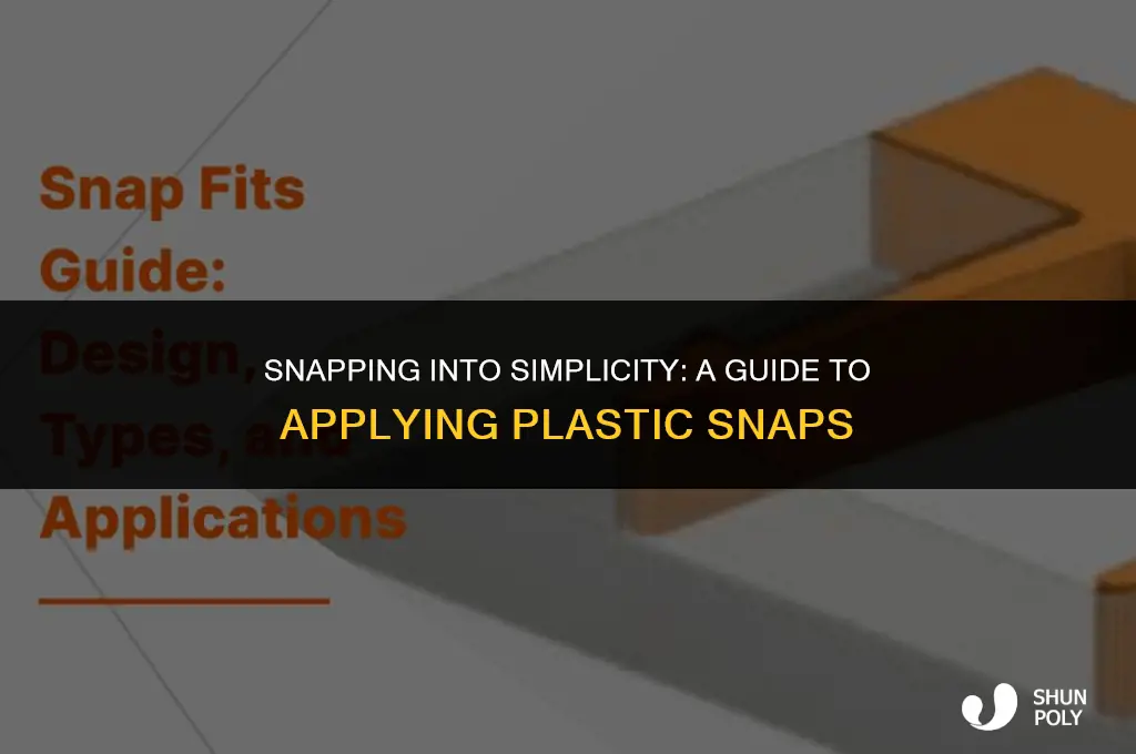 how to apply plastic snaps