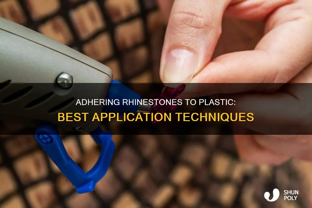 how to apply rhinestones to plastic