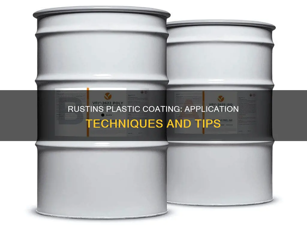 how to apply rustins plastic coating