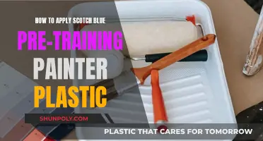 Applying Scotch Blue Pre-Training Painter's Plastic: Easy Steps