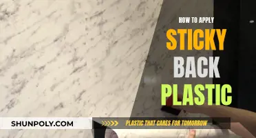 Applying Sticky Back Plastic: A Step-by-Step Guide